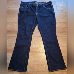 [EUC] OLD NAVY Dark Wash Plus Bootcut Flare Womens Jeans Pants Size 20